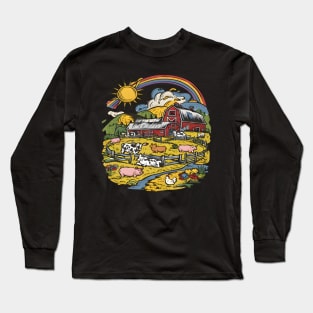 Farm Life: Rooted in Tradition, Cultivating the Future Long Sleeve T-Shirt